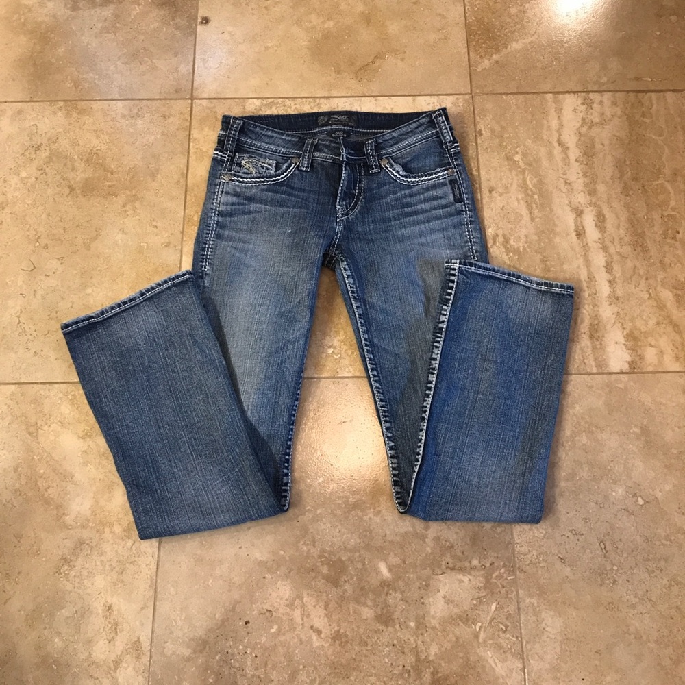 Silver jeans